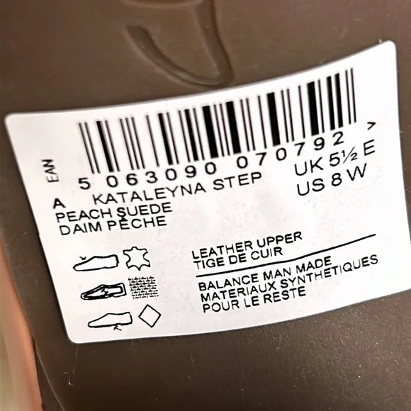 Clark’s shoes ,women NEW,Kataleyna step,peach suede,sling back leather pumps - Picture 6 of 15